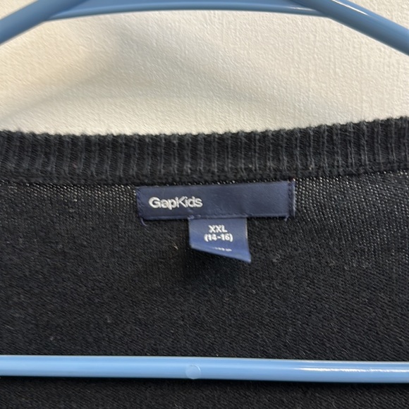 Gap Black Cardigan XXL Girls With Pockets on each side - Picture 3 of 7